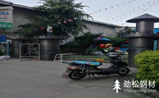 昆明幼兒園鋼鐵城堡大門(mén)