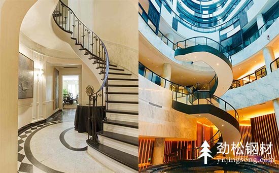 紅河弧形樓梯定制，鋼結(jié)構(gòu)弧形樓梯廠家